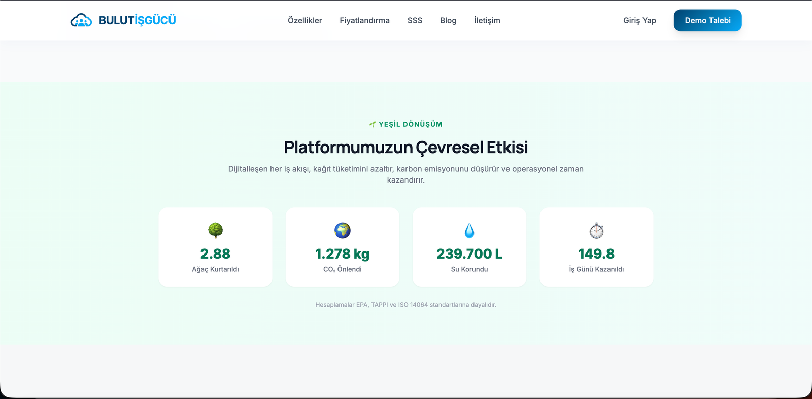 Taşeron Firmalar İçin Yeşil Dönüşüm: Dijitalleşmenin Ölçülebilir Çevresel Etkisi